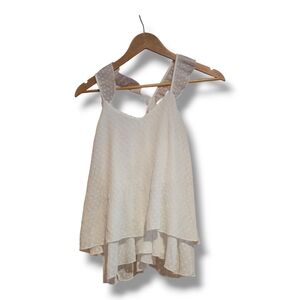 White Layered Sleeveless Top